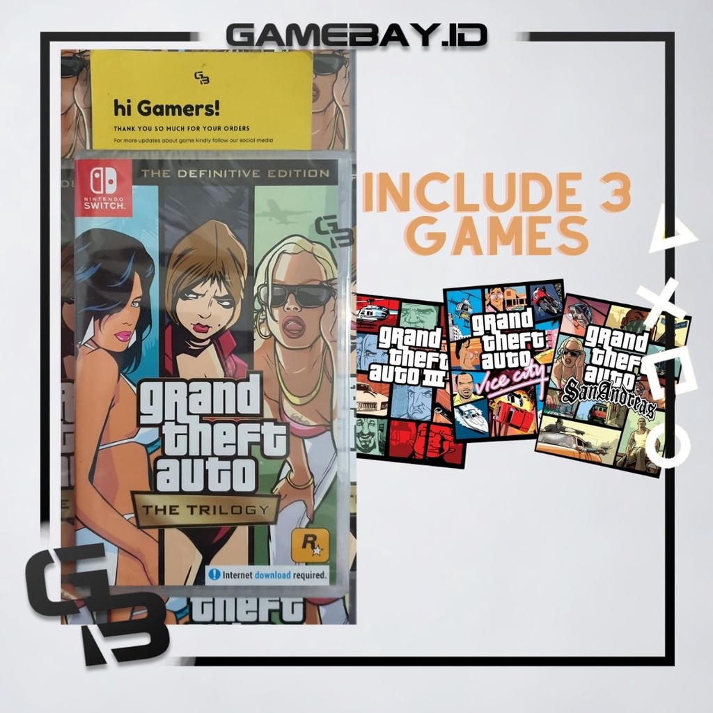 Jual Nintendo Switch Grand Theft Auto Trilogy - GTA Trilogy Definitive ...