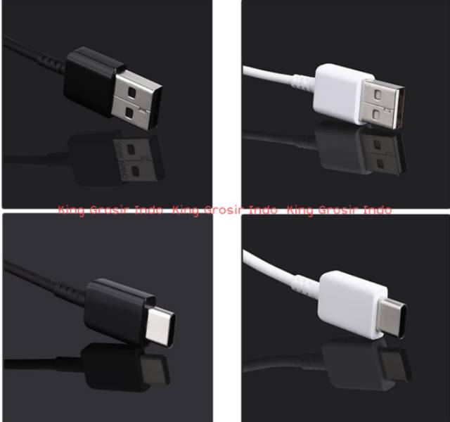 Kabel Data Usb Samsung Fast Charging Original 100% Type C S8 S9 A8 Plus S10 Note8 Note9 C9 Pro Cable