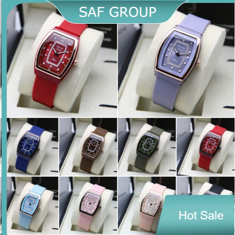 JAM TANGAN WANITA ALEXANDRE CHRISTIE AC 2847 / AC2847 RUBBER ORIGINAL by plp