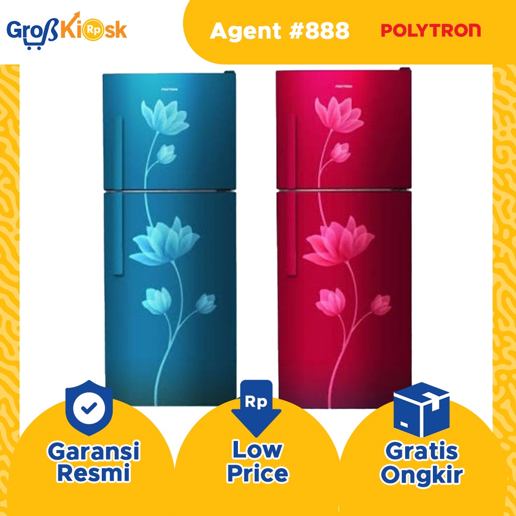 KULKAS POLYTRON PRB 289 LEMARI ES 2 PINTU