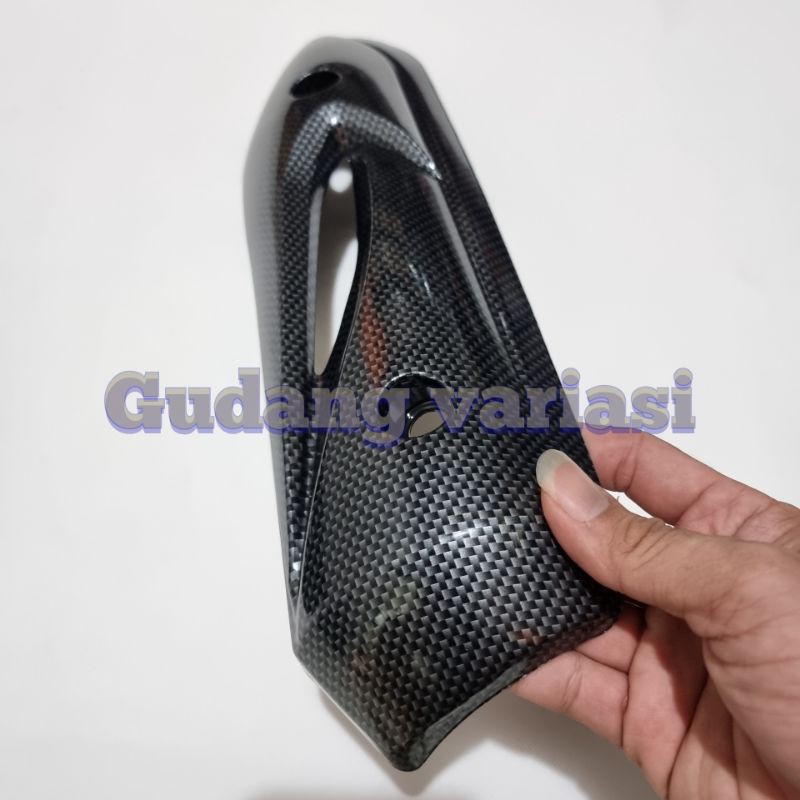 Cover Tutup Knalpot CARBON KARBON beat lama Karbu carbu