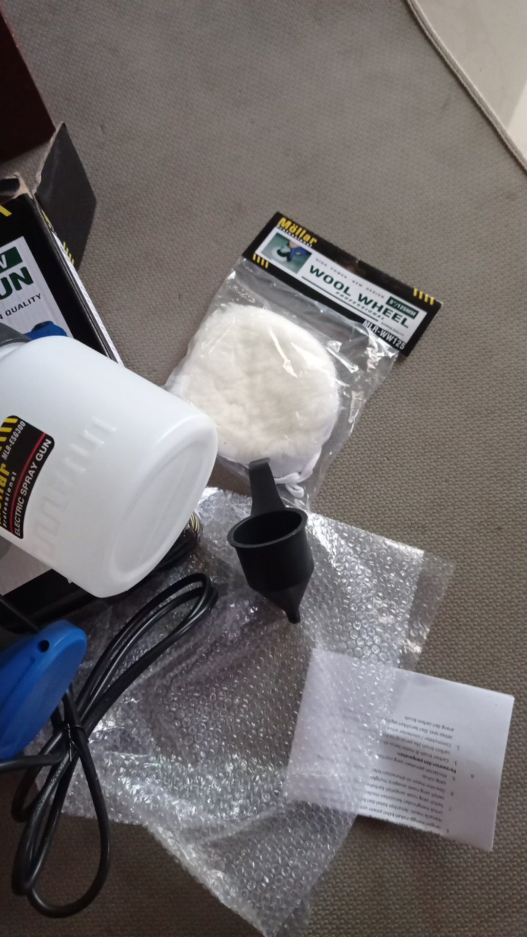 Mollar Bulu Poles Wool 5 Inch - Polisher Polish Woll Mobil