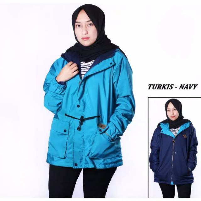 Jaket Parka BB Wanita - Jaket Bolak Balik Cewek Terbaru dan Terlaris