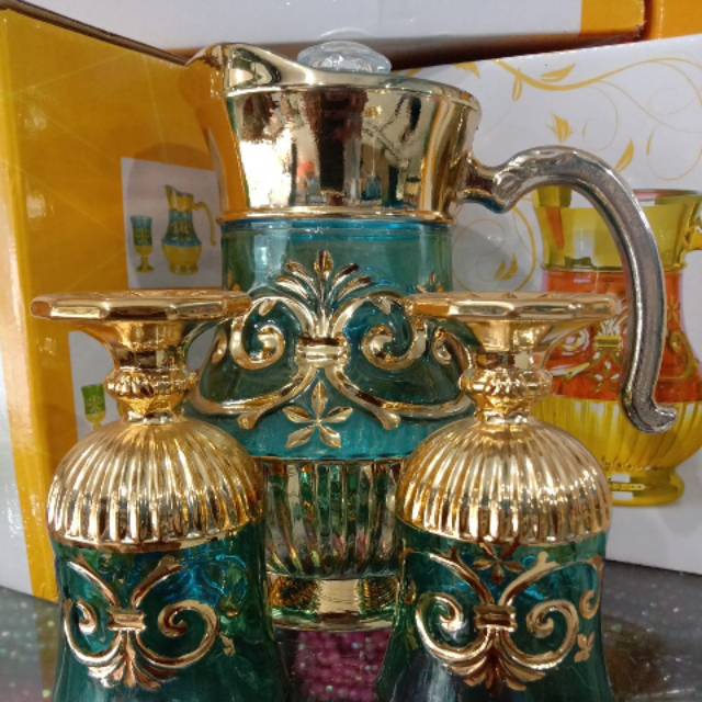 Shinil teko+gelas eskan set 7pcs