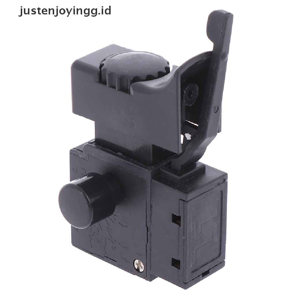 Tombol switch trigger Kontrol Kecepatan Bor Elektrik justenjoyingg.id / FA2-4 / 1BEK 6a 250v Warna Hitam