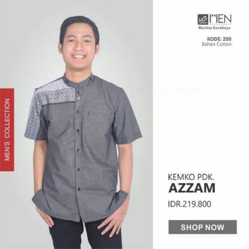Kemko Azzam Rabbani original baju koko murah