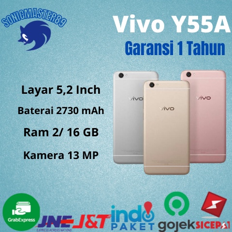 Vivo Y55A 2/16GB Second, Like New, Bergaransi