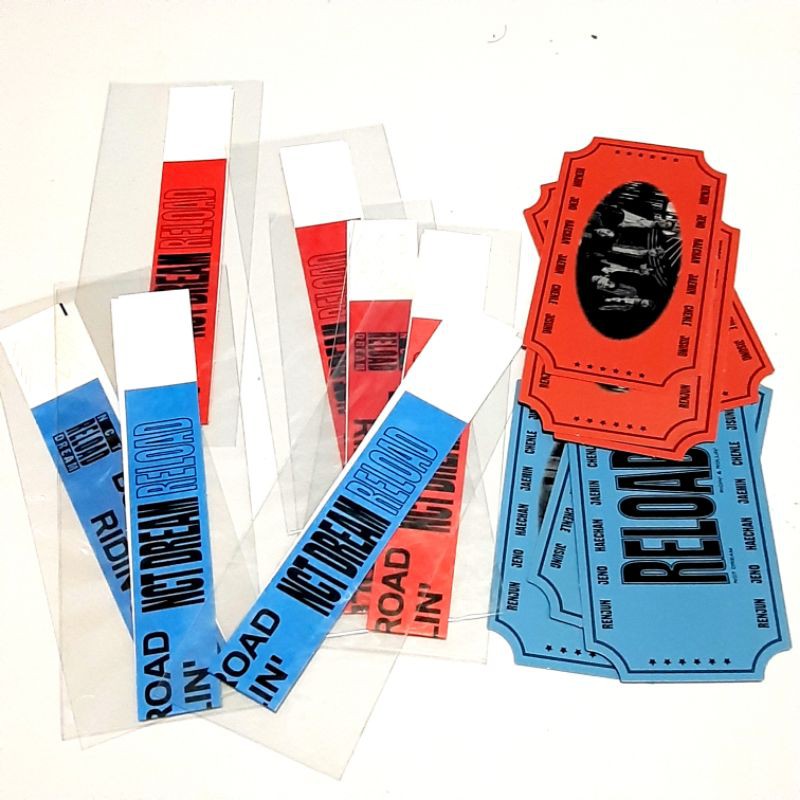 [RARE] NCT Dream Ticket - Official from Album RELOAD (Ridin/ Rollin ver) crew card