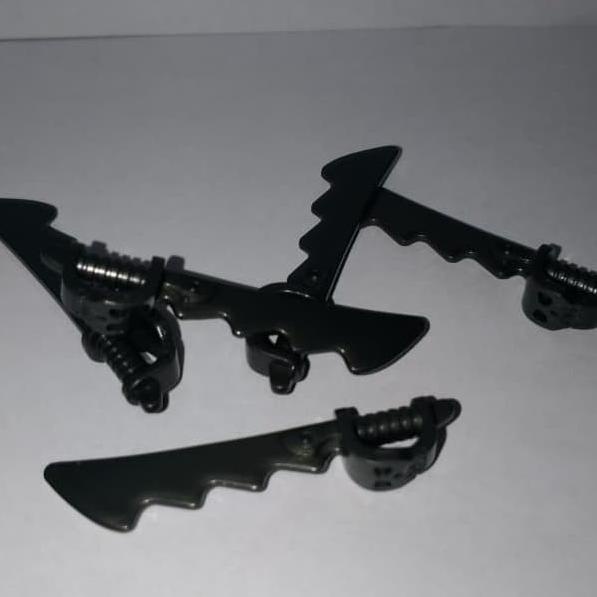 Lego Part Weapon Sword Skull Senjata Merk Lele DIY model 05