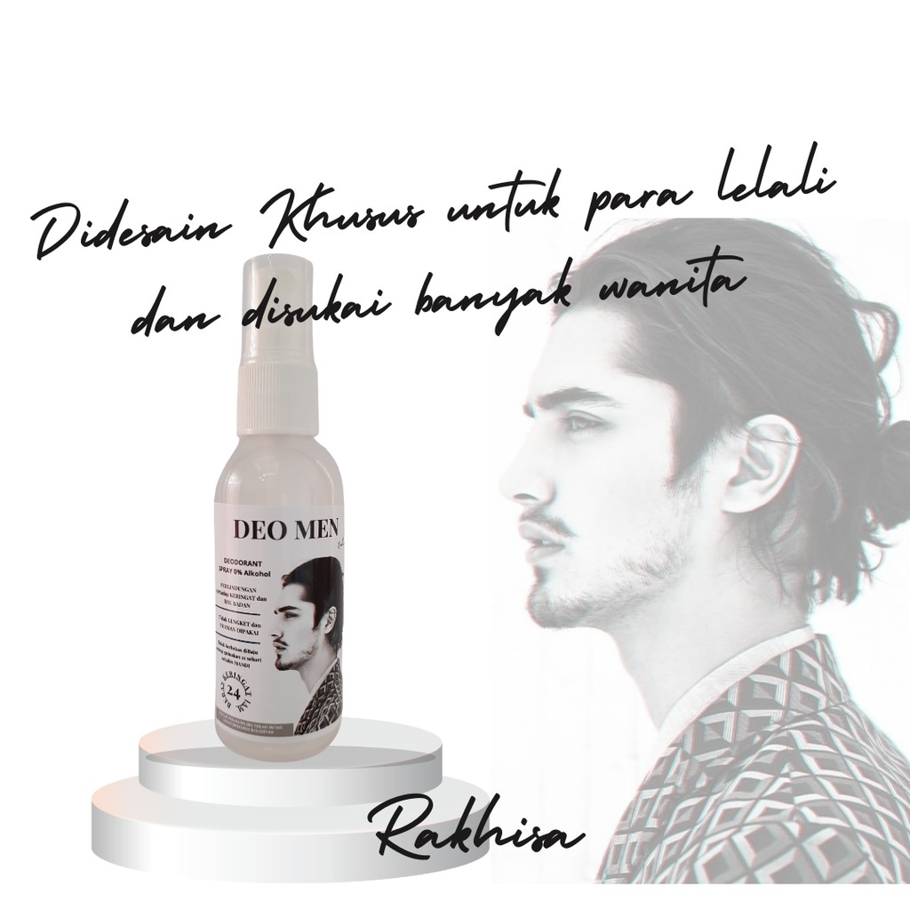 Deodorant Khusus PRIA, Extra Kuat Mencegah Bau Ketiak Bau Badan Seharian, Tanpa Alkohol-1
