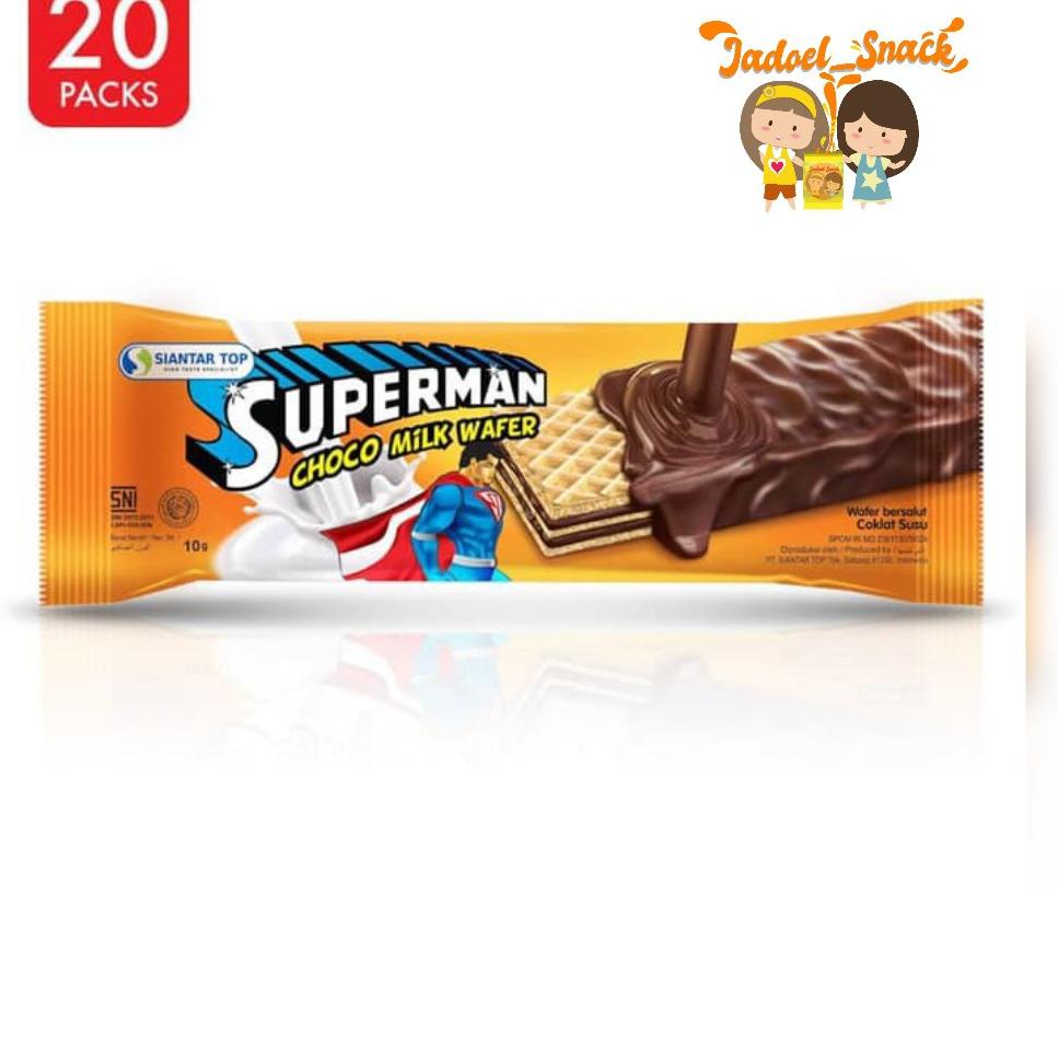 

[KODE PRODUK 0235T] WAFER SUPERMAN JADUL by Jadoel Snack