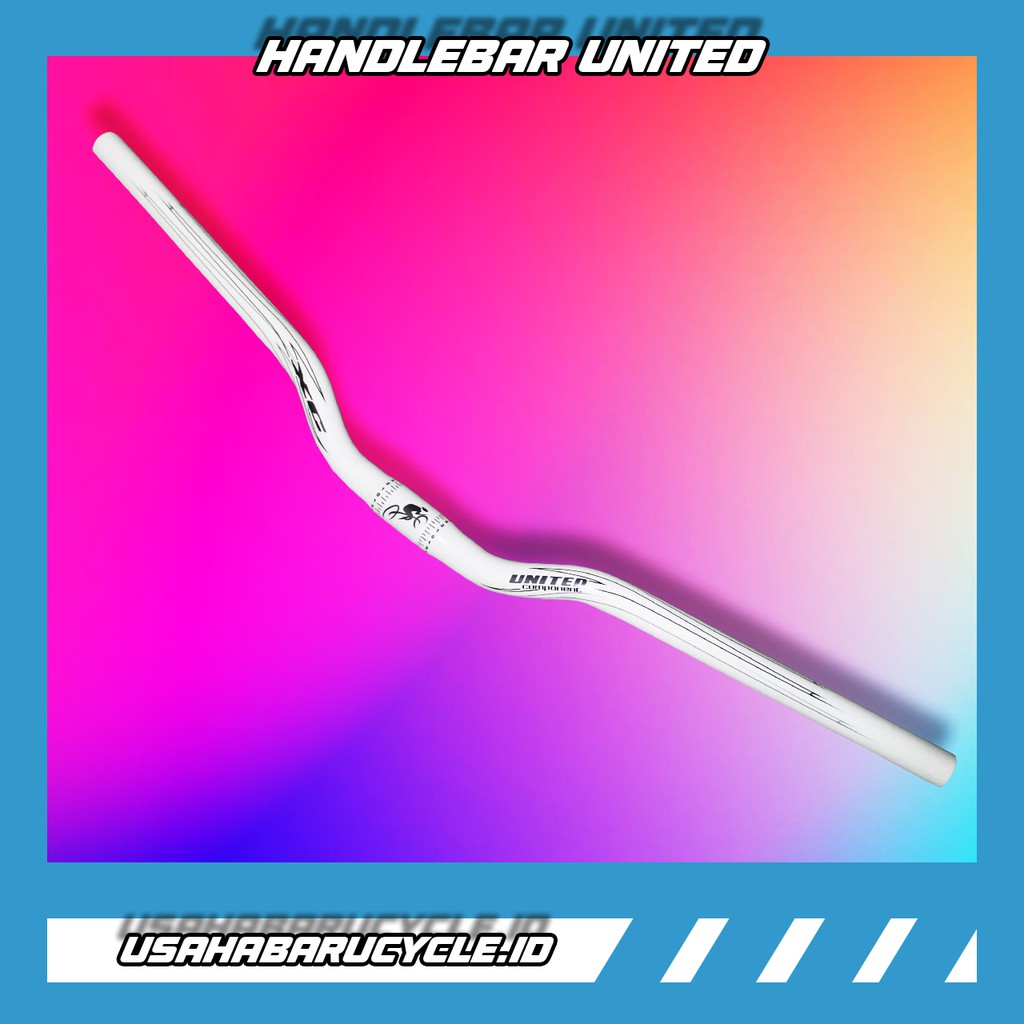 Handlebar Stang Sepeda UNITED 25.4 MM MTB Handlebar Alloy