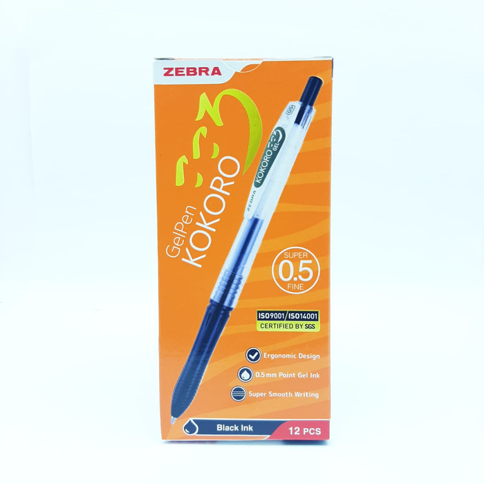 

PROMO PULPEN KOKORO BLACK 0.5/BALLPOIN KOKORO / ZEBRA PACK/PTR700045981 - Hitam
