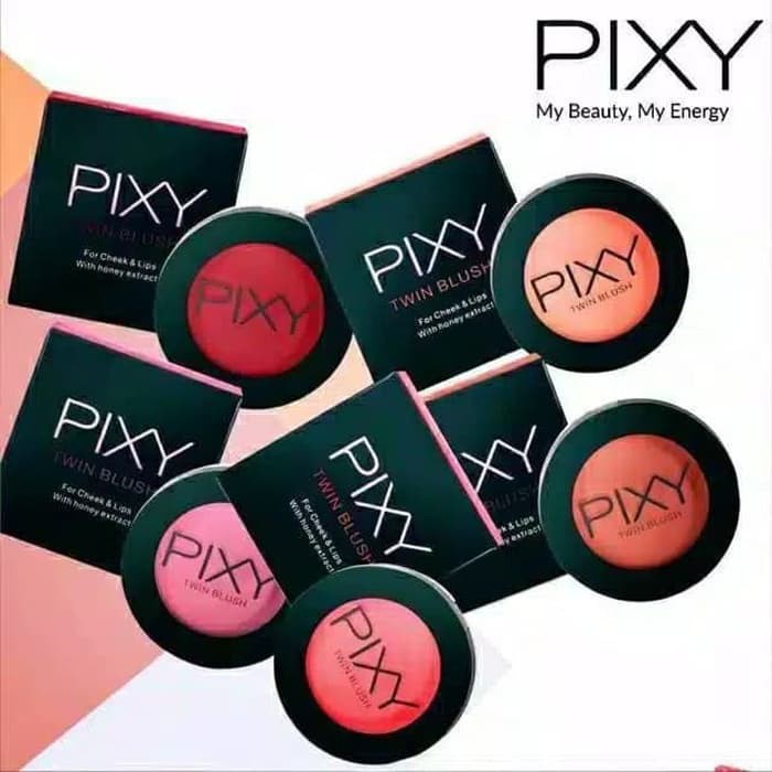 PIXY TWIN BLUSH FOR CHEEK &amp; LIPS WITH HONEY EXTRACT 4GR