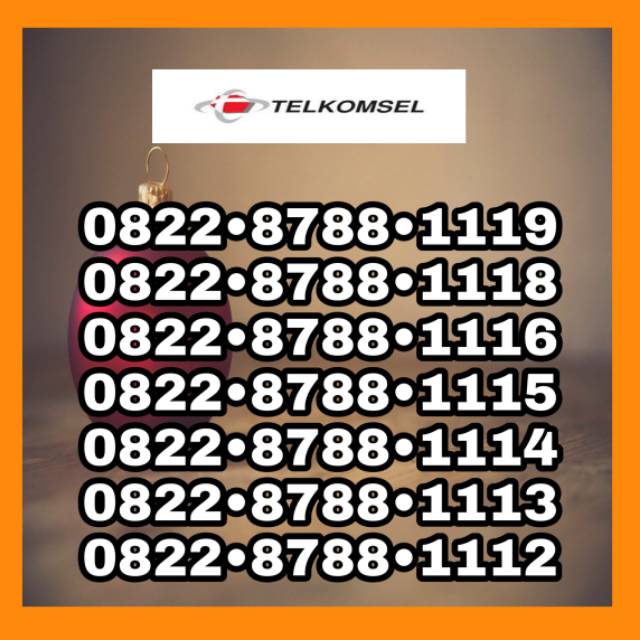 Nomor Cantik Simpati Loop 1112