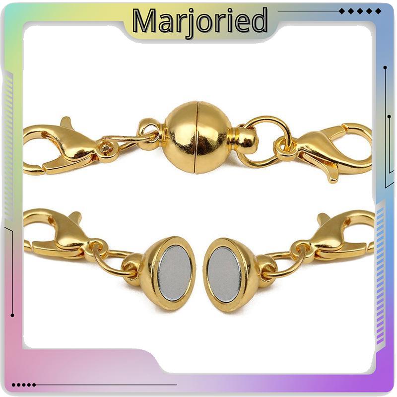 5 Pcs DIY Magnetic Gesper Kalung Gelang Konektor Pengait Extender Membuat Perhiasan Perlengkapan-MJD