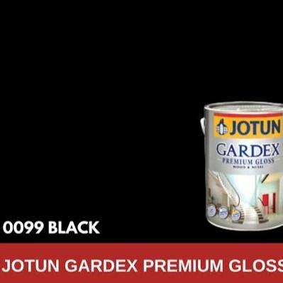 CAT MINYAK BESI & KAYU GARDEX SEMI/PREMIUM GLOSS JOTUN PUTIH/HITAM