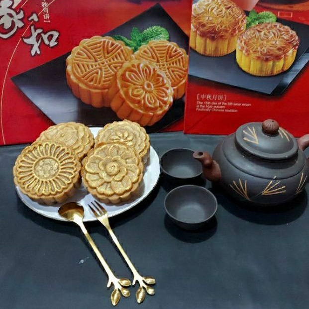 cetakan kue bulan / cetakan mooncake