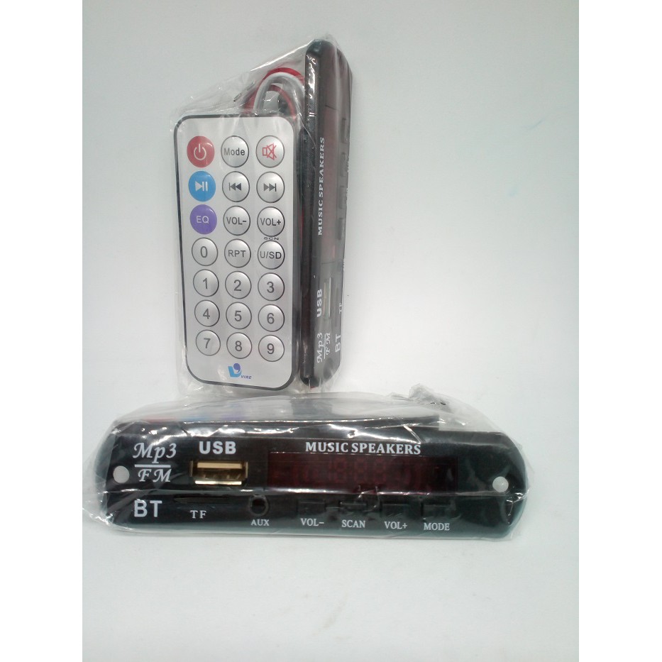 Modul mp3 Bluetooth USB Radio FM/Modul MP3 Bluetooth USB MMC AUX Radio FM Sangat Peka 12V