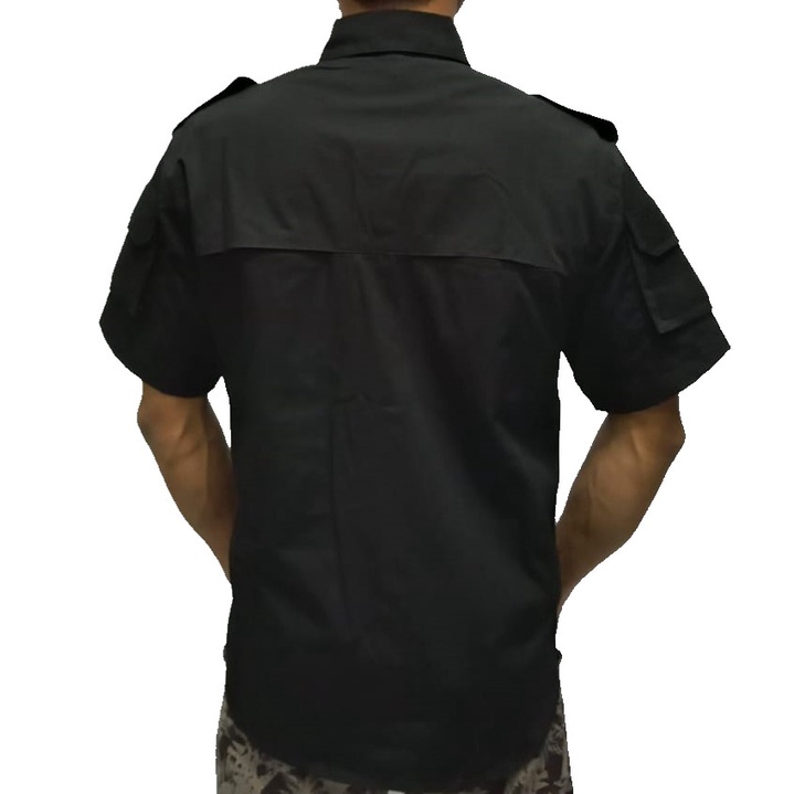 Kemeja Tactical 5.11 Pendek Warna Hitam Hem 511 Baju Tactical Lapangan