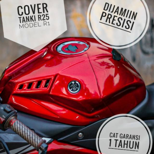 KONDOM TANKI YAMAHA R25 OLD COVER TANKI YAMAHA R25 OLD VISOR YAMAHA R25 OLD WINGLET YAMAHA R25 OLD