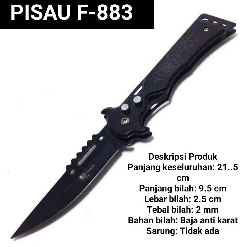 PISAU LIPAT  F883 - PISAU F883 - PISAU MINI F 883 MINI OUTDOOR