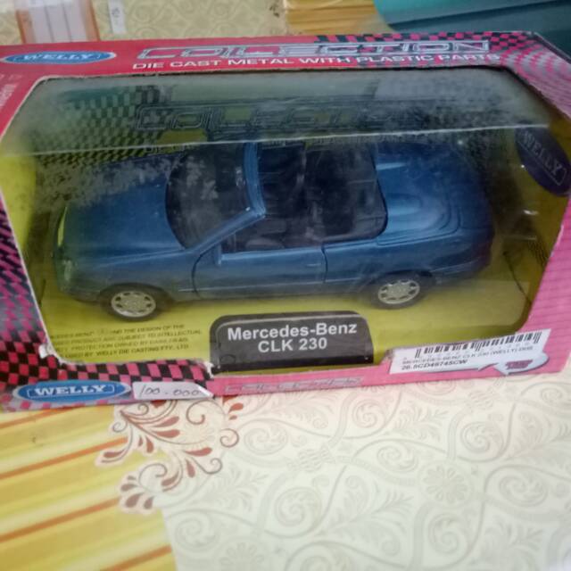 Diecast Mobil Mercedes Benzs CLK 230