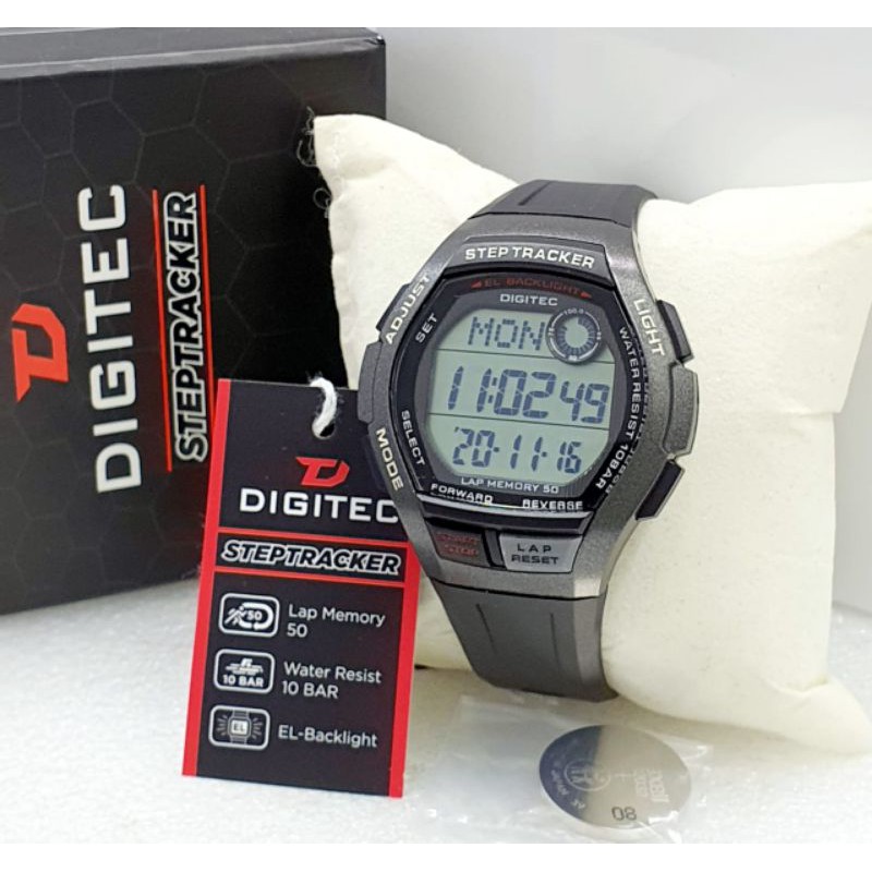 Jam Tangan Pria Digitec Original Digital Tracker Garansi 1 Tahun