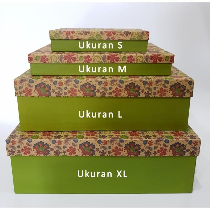 Box | Box Batik - Gift Box - Box Kado - Box B Hijau