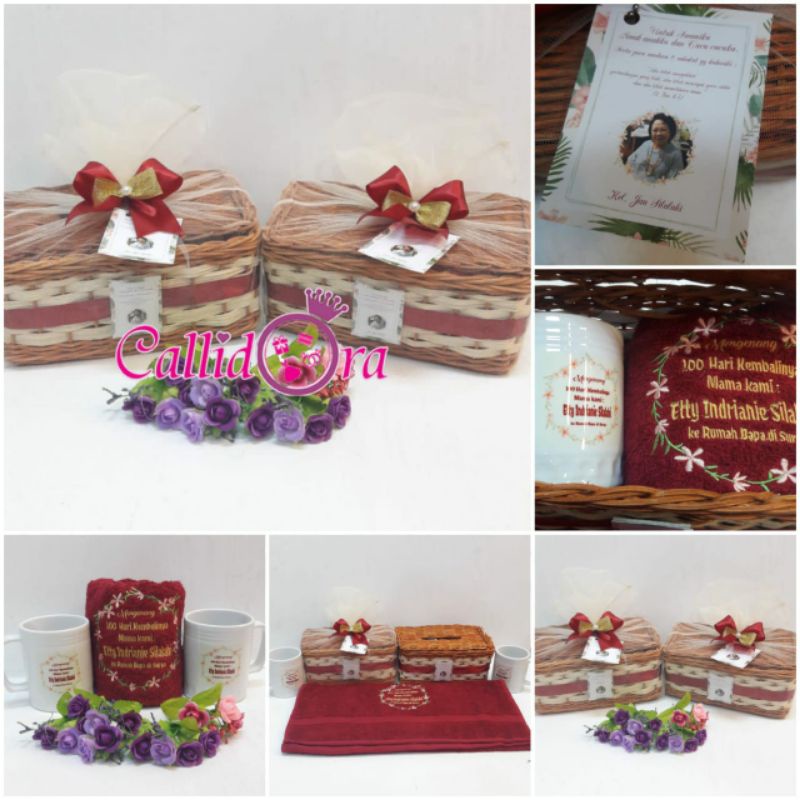Jual souvenir 100 hari/40 hari/haul/souvenir custom/ souvenir mengenang