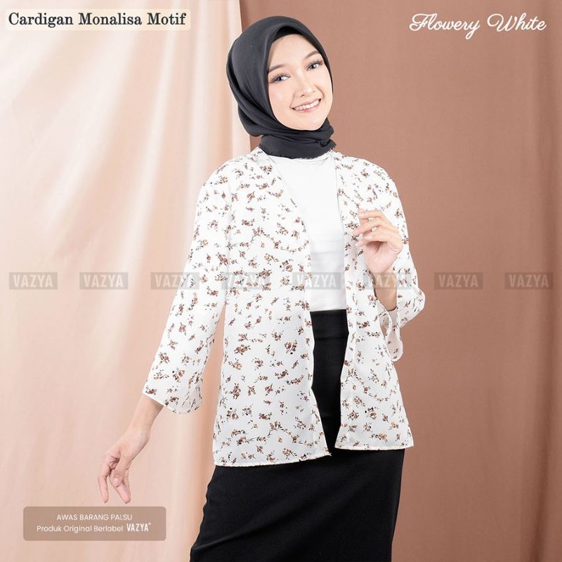 Cardigan Monalisa Motif