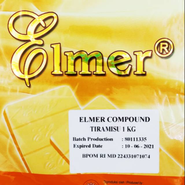 

ELMER Chocolate / Coklat Compound Tiramisu 1 Kg