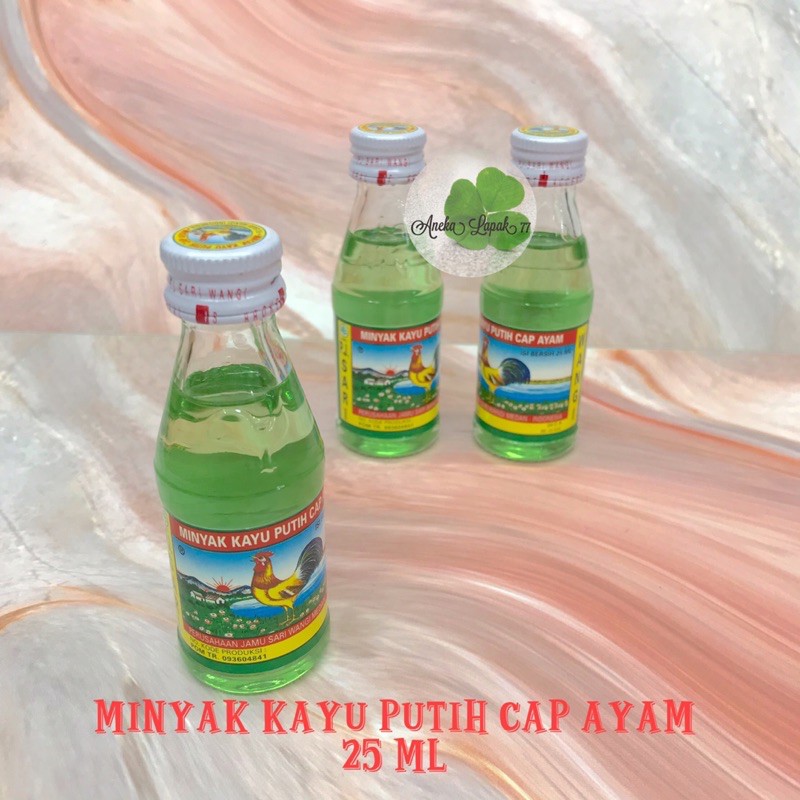 Minyak Kayu Putih Cap AYAM 25 Ml Botol Kaca