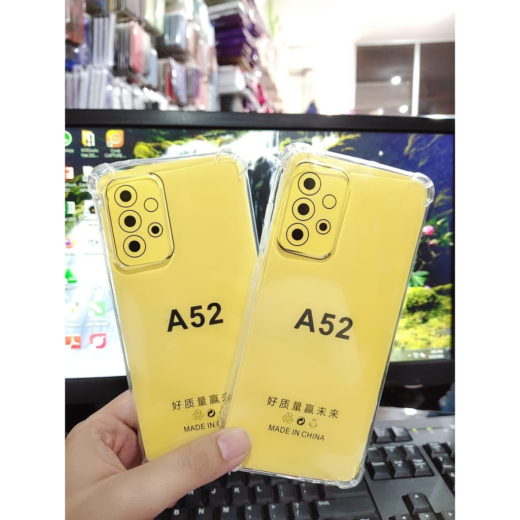 Anti Crack Samsung A52 4G 6.5 A72 4G 6.7 Soft Case Anti Shock Jelly Tahan Benturan