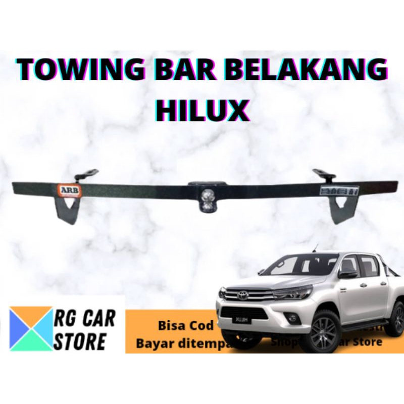 TOWING BAR BELAKANG HILUX/BESI PELINDUNG BUMPER BELAKANG TOYOTA HILUX