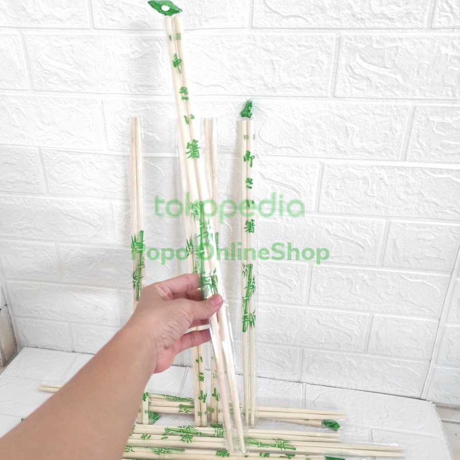 Sumpit Panjang Bambu 45 CM Bakmi Mie Ayam Pangsit Chopsticks Tong