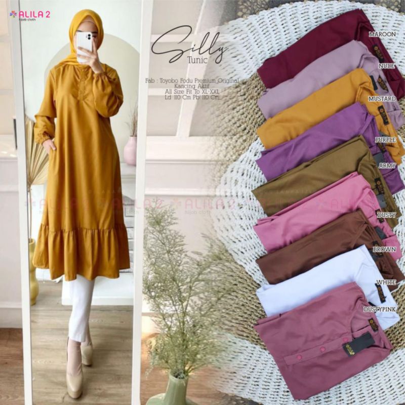 Sily Tunik bahan Toyobo