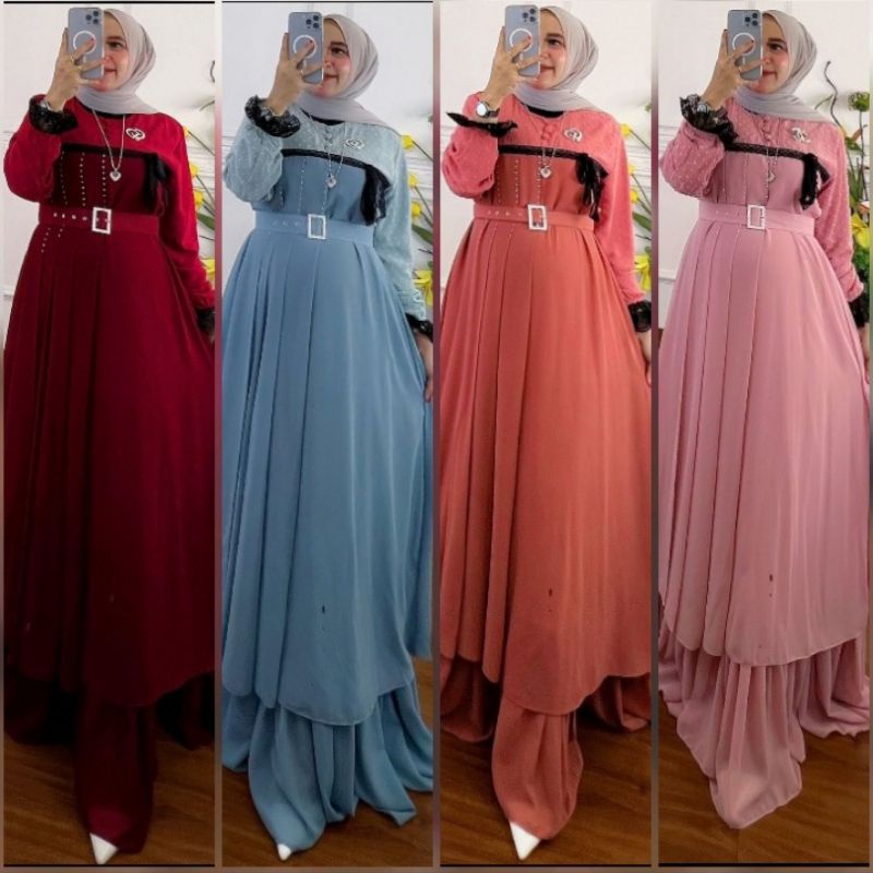 [COD] GAMIS NAYRA GAMIS TRENDI WANITA MASA KINI GAMIS ELEGANT GAMIS TERLARIS