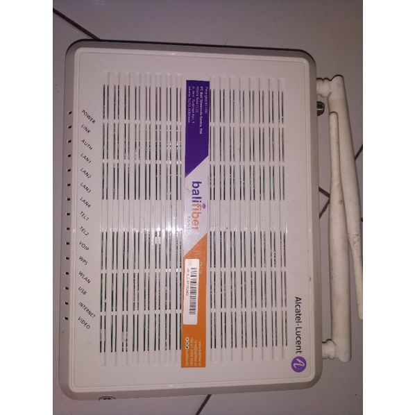 Balifiber alcatel lucent model G-241 W-A