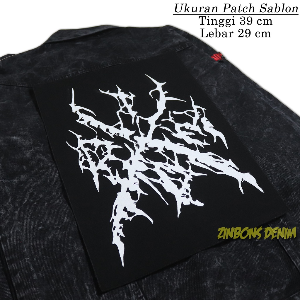 CATALOGE TERUSAN BACKPATCH SABLON EMBLEM PREMIUM BIG SIZE MUSIK PATCH SABLON BEST QUALITY