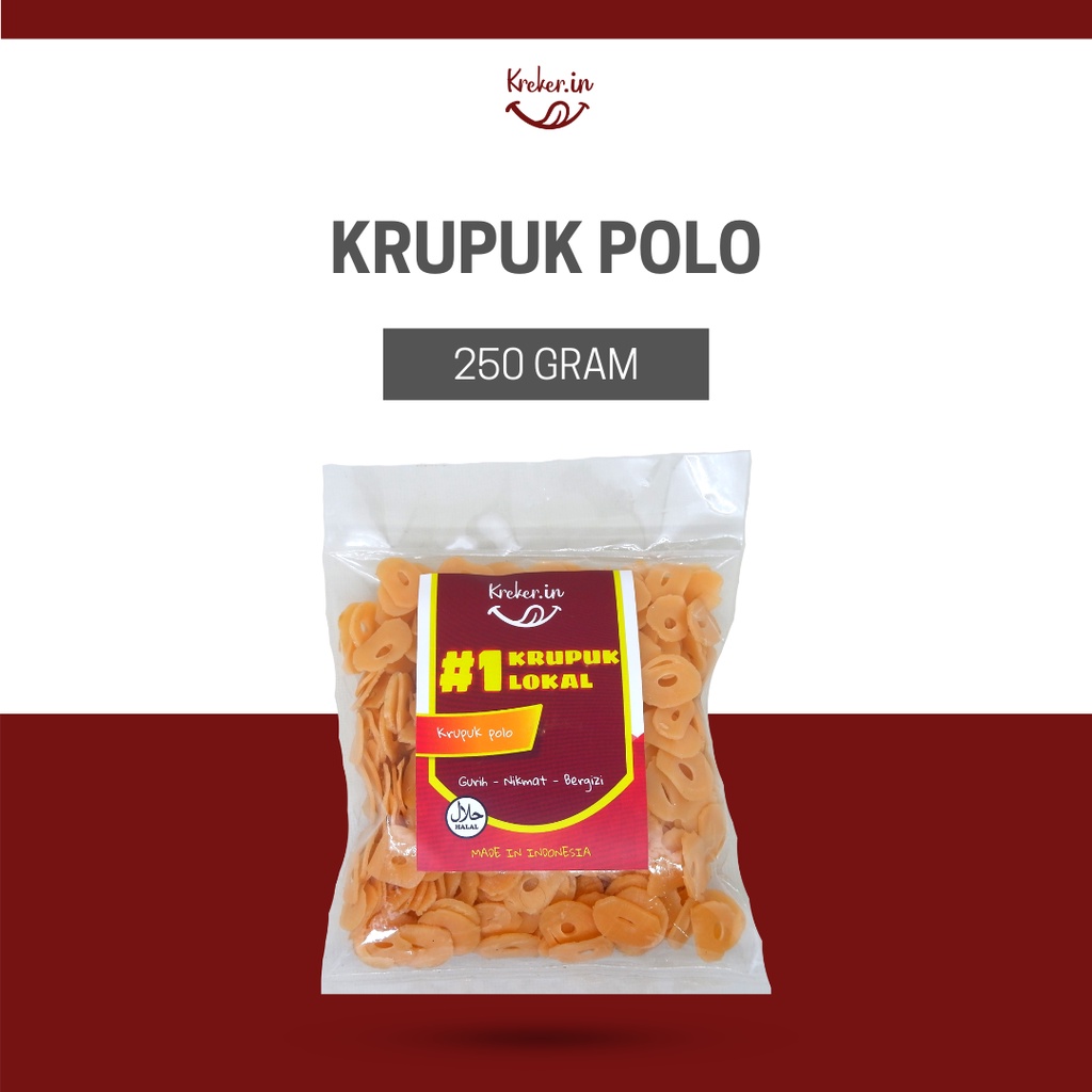 

KRUPUK POLO KREKER IN 250 GRAM