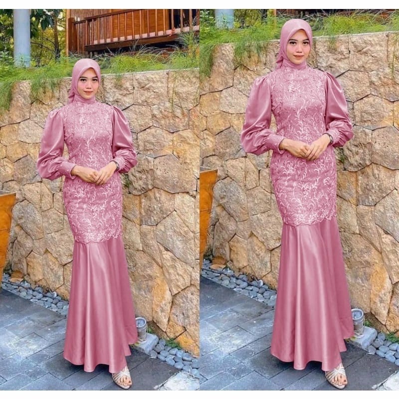 PCS MAXY DESYA DUYUNG 4 UKURAN M L XL XXL FASHION PAKAIAN WANITA DRESS GAMIS MAXI ED