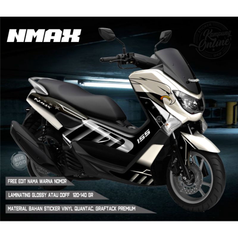 Stiker Decal NMAX Old Stiker Striping Full Body variasi sticker striping motor aksesoris motor custo