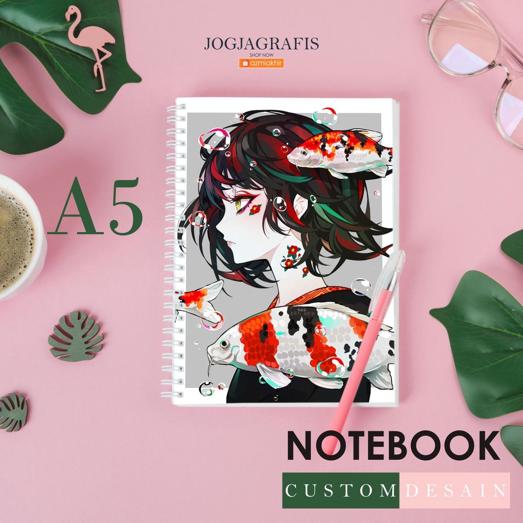

Buku Tulis Serial Anime Custom Desain / Notebook A5 / Buku Agenda [tanpa minimal order]