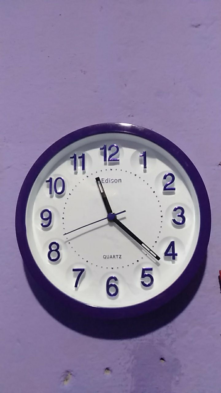 Terlaris Jam Dinding Edison Edw 252t Biru Ecer Dan Grosiran