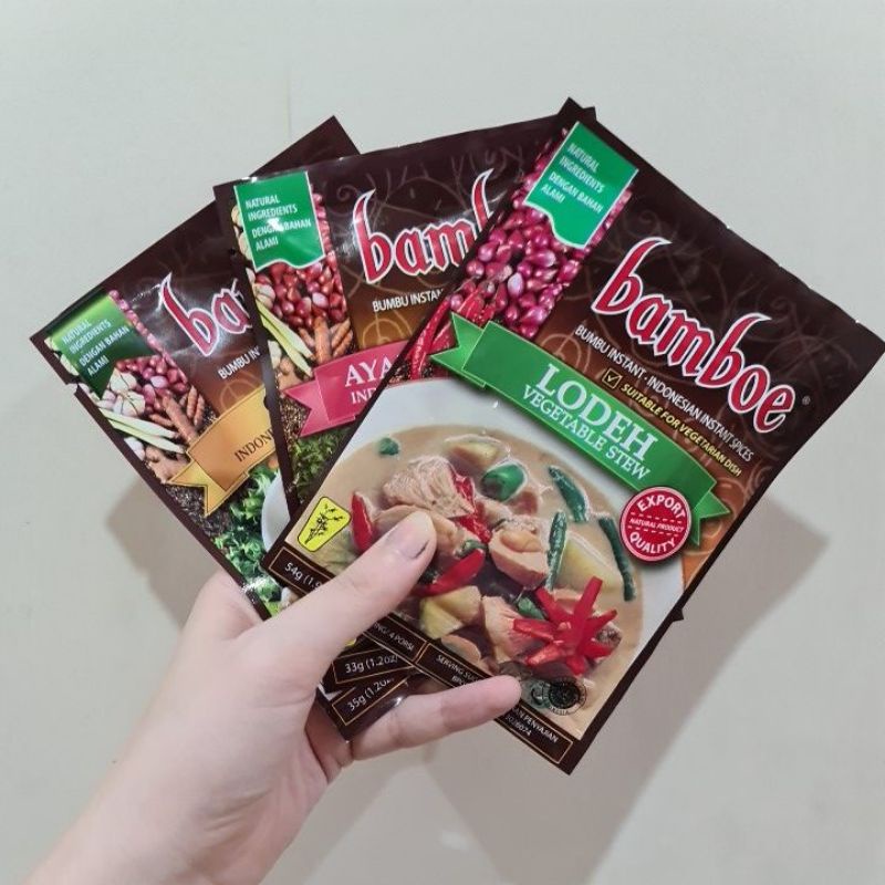 

Bumbu Bamboe Instant Soto Daging Rawon Balado Nasi Mie Goreng Kare Rendang Sop Gule Ayam Lodeh Semur