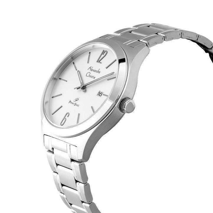 TOP Alexandre Christie AC 1009 MD BSSSL Silver Dial Stainless Steel Strap CFD18 .......