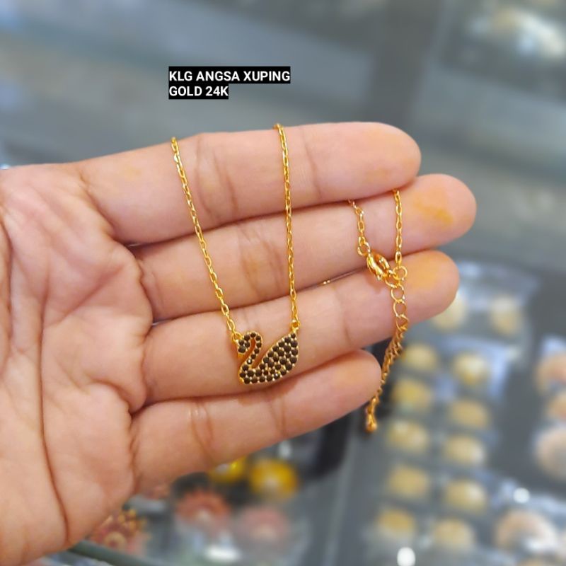 kalung angsa xuping