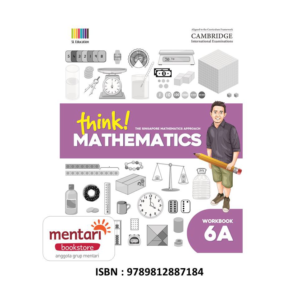 Think Math Workbook | Buku Pelajaran Matematika SD-Workbook 6A