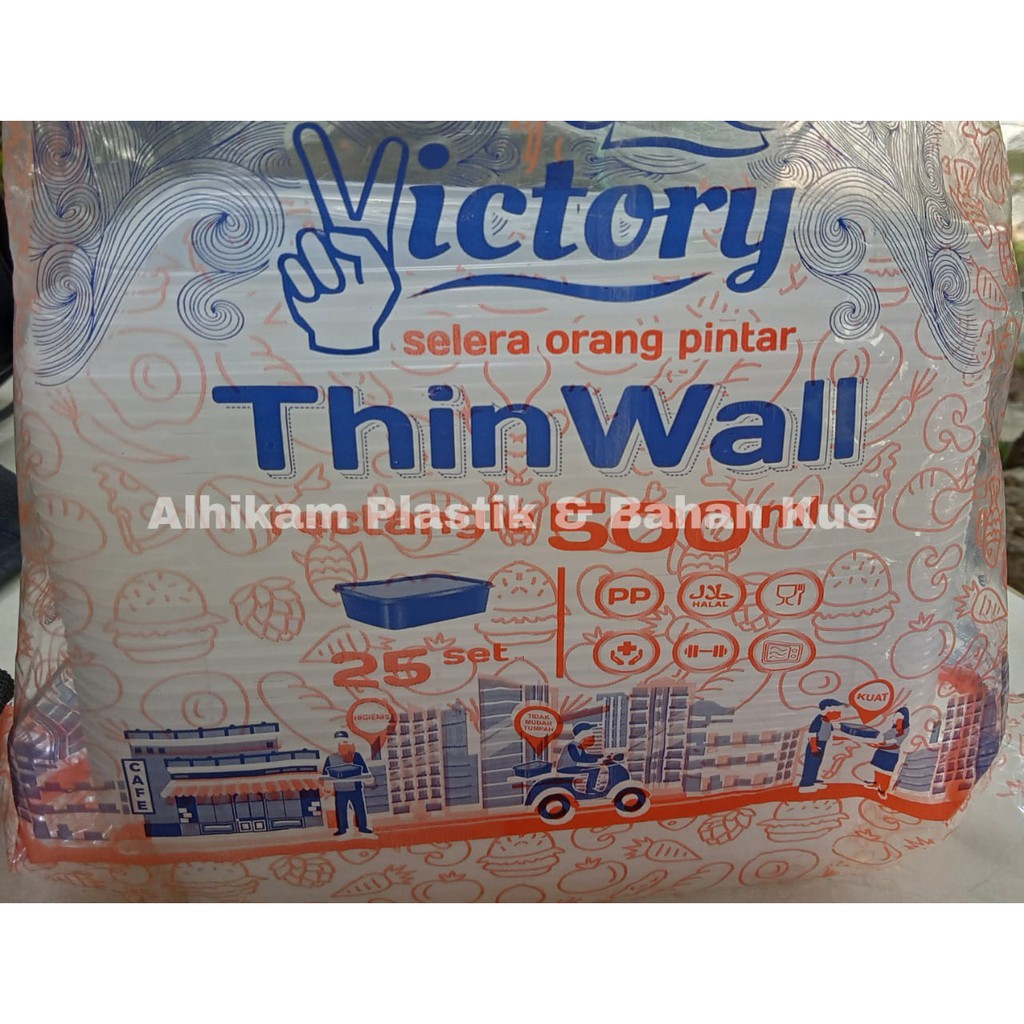 Thin Wall Kotak Victory 500ml
